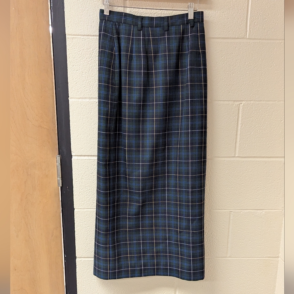 Y2K Plaid Maxi Skirt by Liz Claiborne Lizsport - Picture 5 of 6